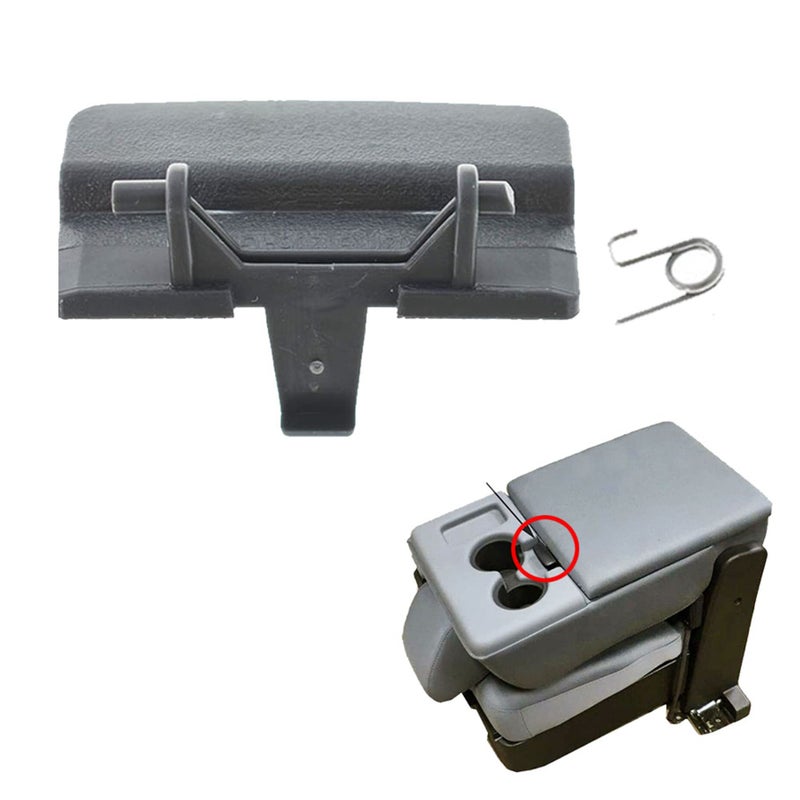 munirater Gray Center Console Seat Lid Latch Replacement for F150 2010-2018 BL34-18672A66 - Image 1